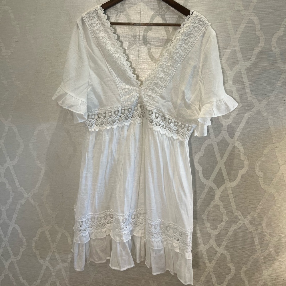 NWT Buckle Lace Lined Sundress